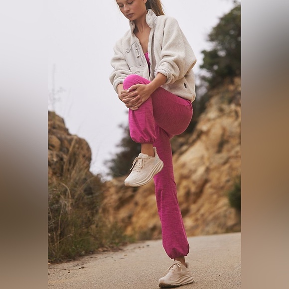 Free People Movement Let's Bounce Pants Medium pink - Picture 5 of 11